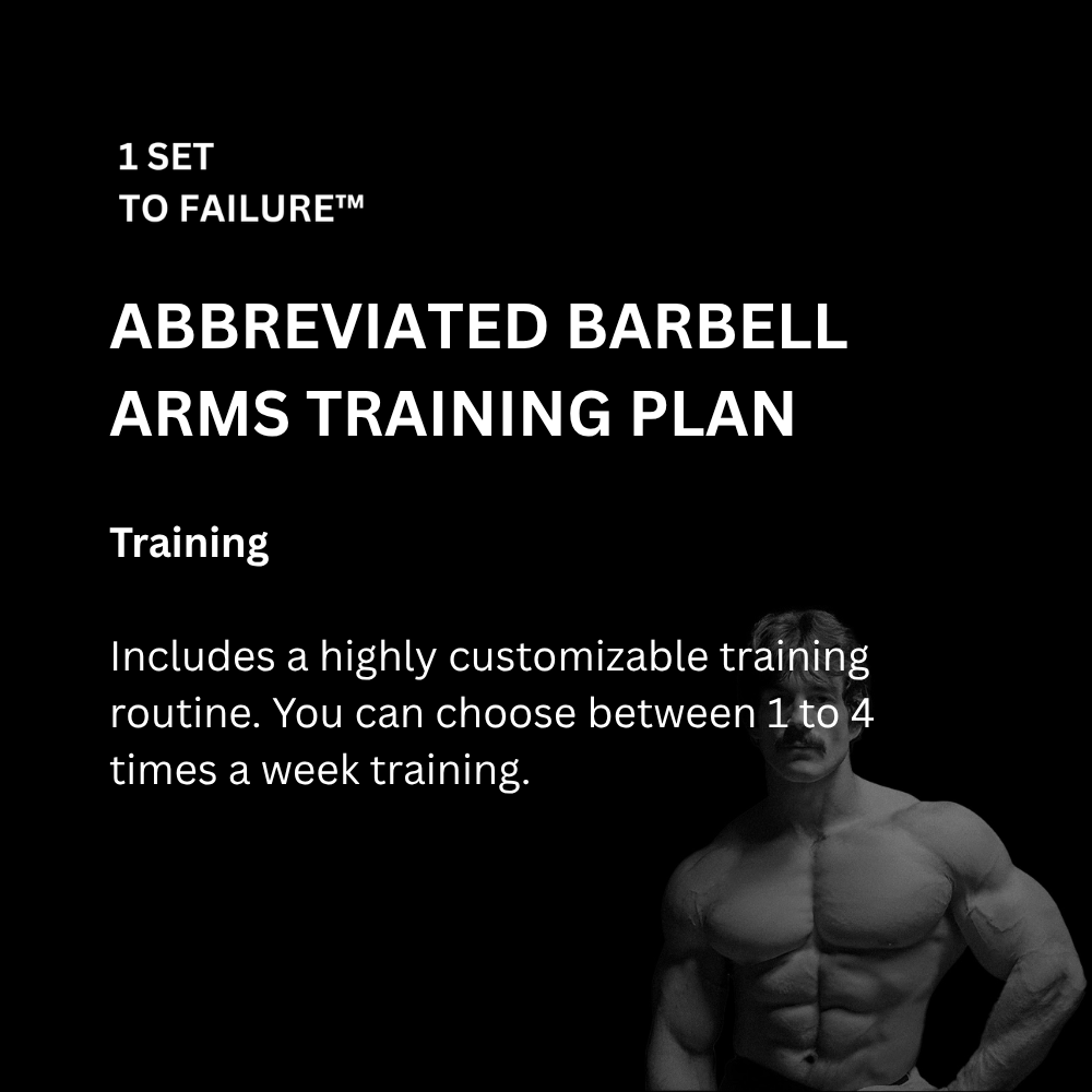 Abbreviated Barbell Arms Training Plan