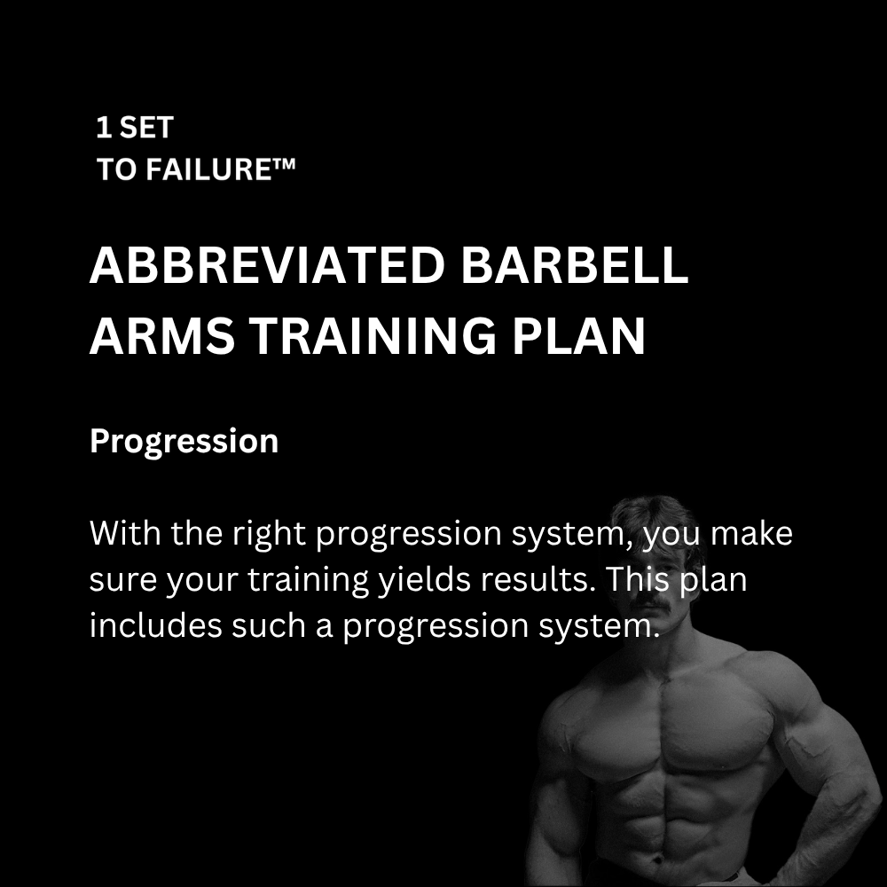 Abbreviated Barbell Arms Training Plan